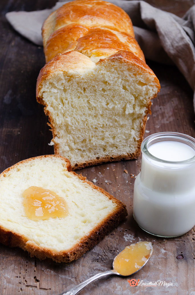 Pan brioche al latte senza panna con lievito madre Le ricette di Mirzia