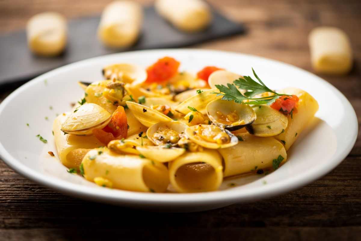 rigatoni con pesce