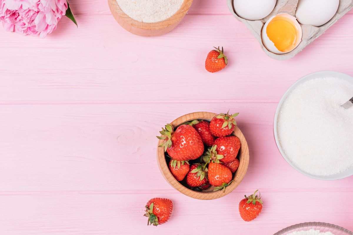 ingredienti torta alle fragole