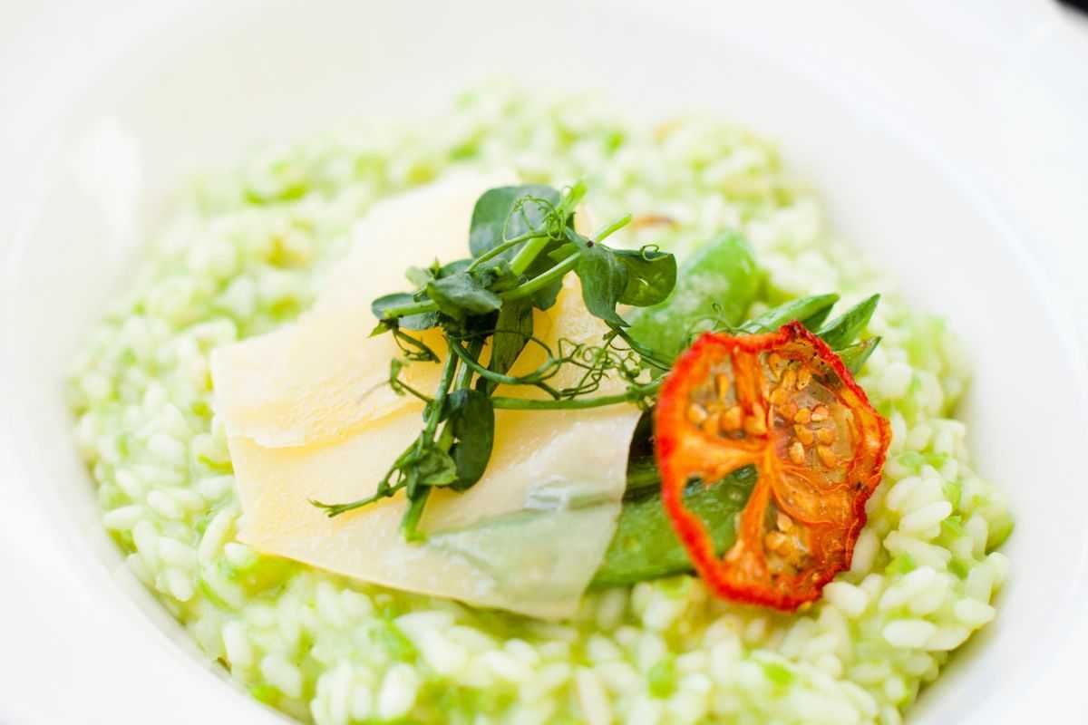 risotto verde cremoso