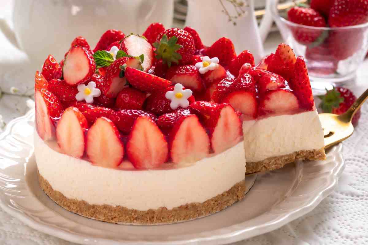 cheesecake alle fragole