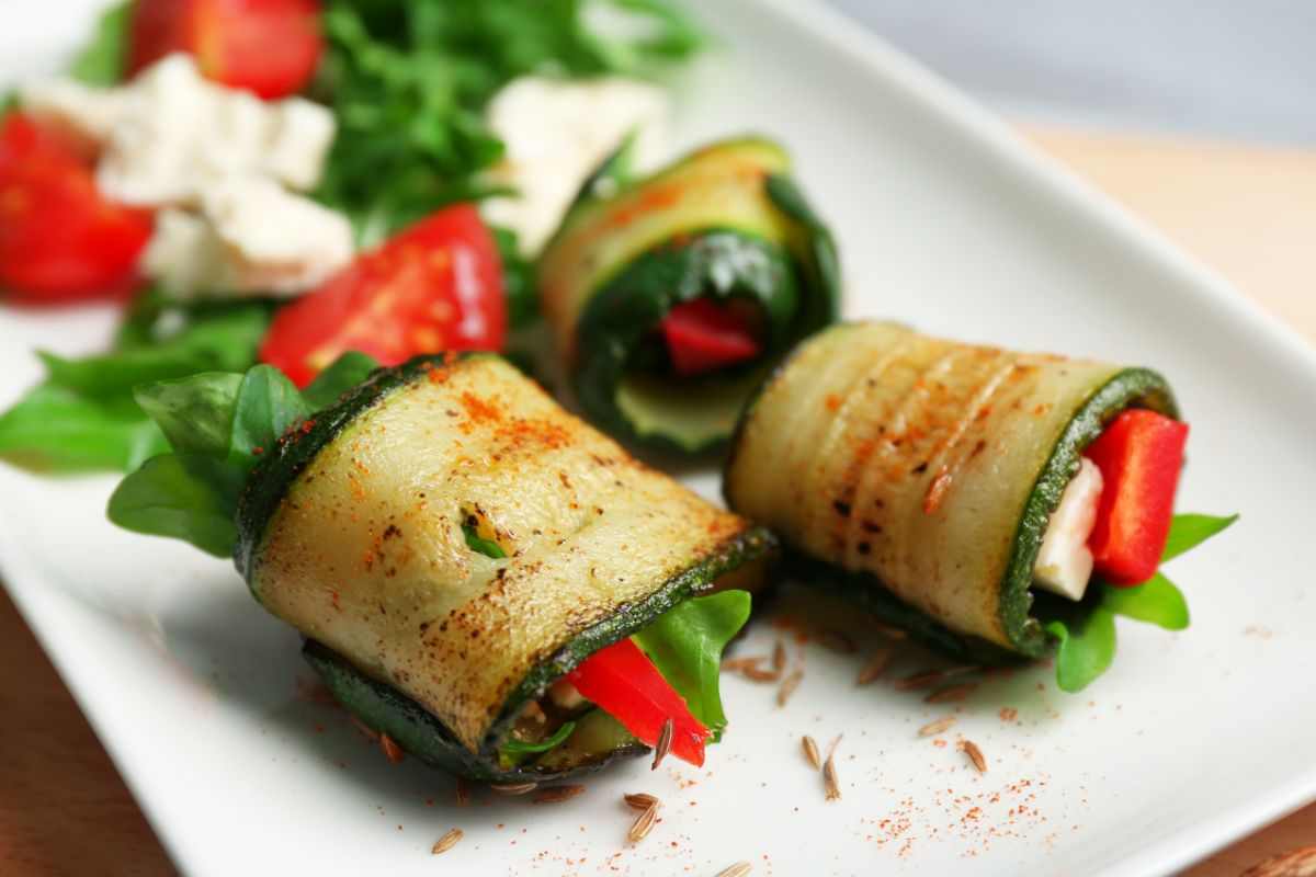 involtini di zucchine ripieni