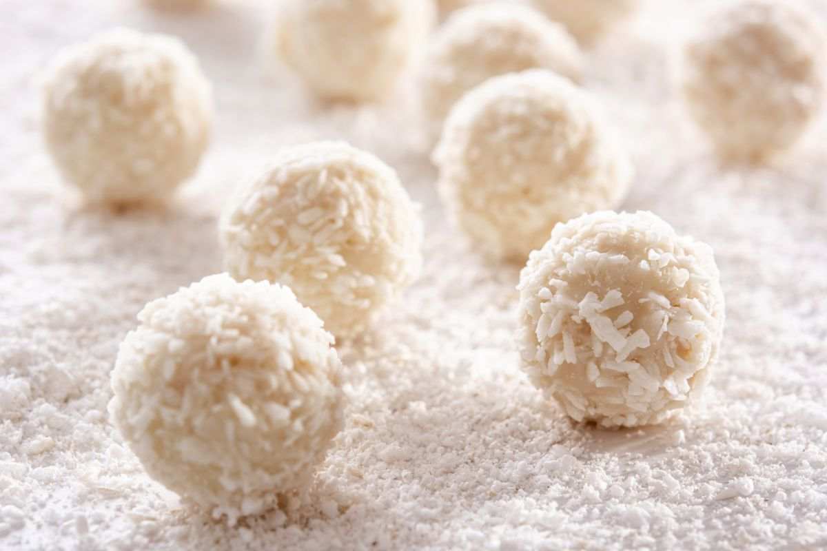 palline dolci al cocco