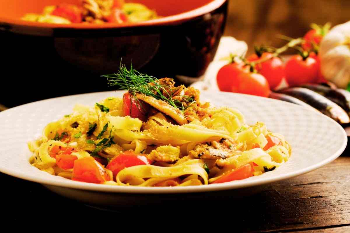 tagliatelle carbonara di mare