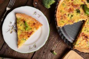 quiche tagliata a fette