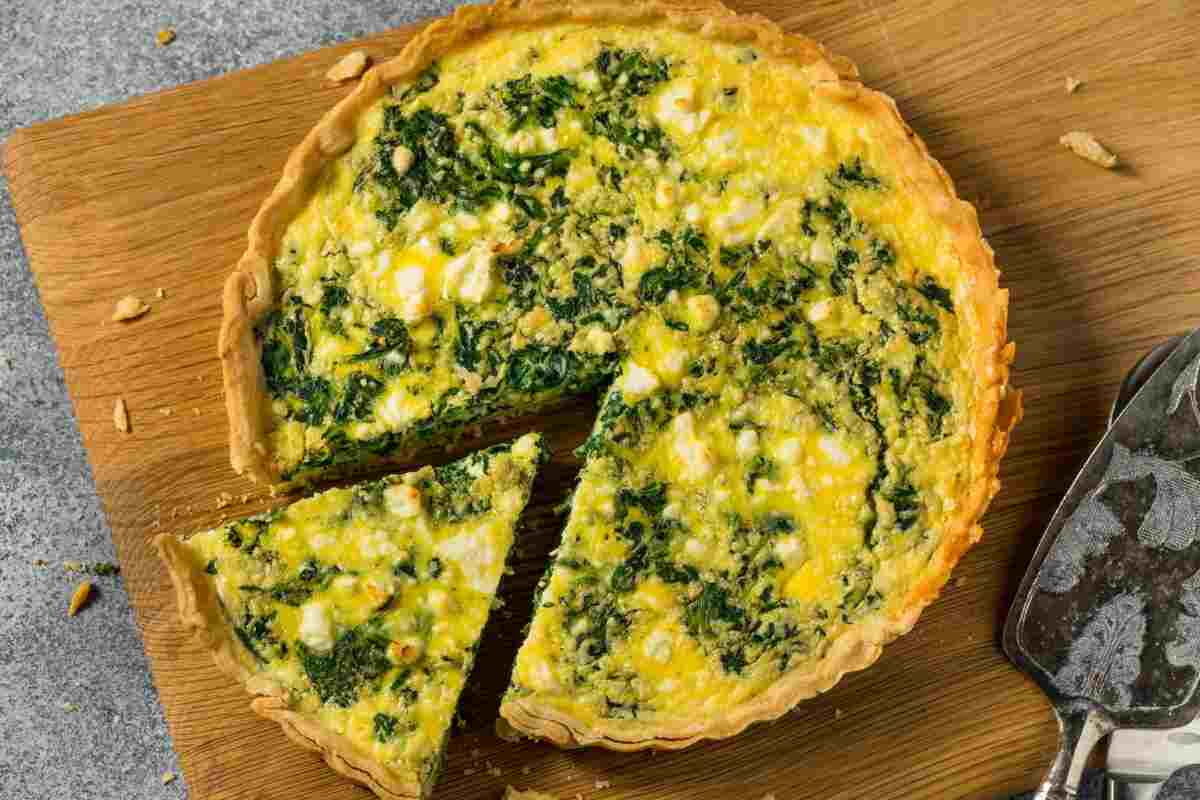 quiche spinaci e formaggio