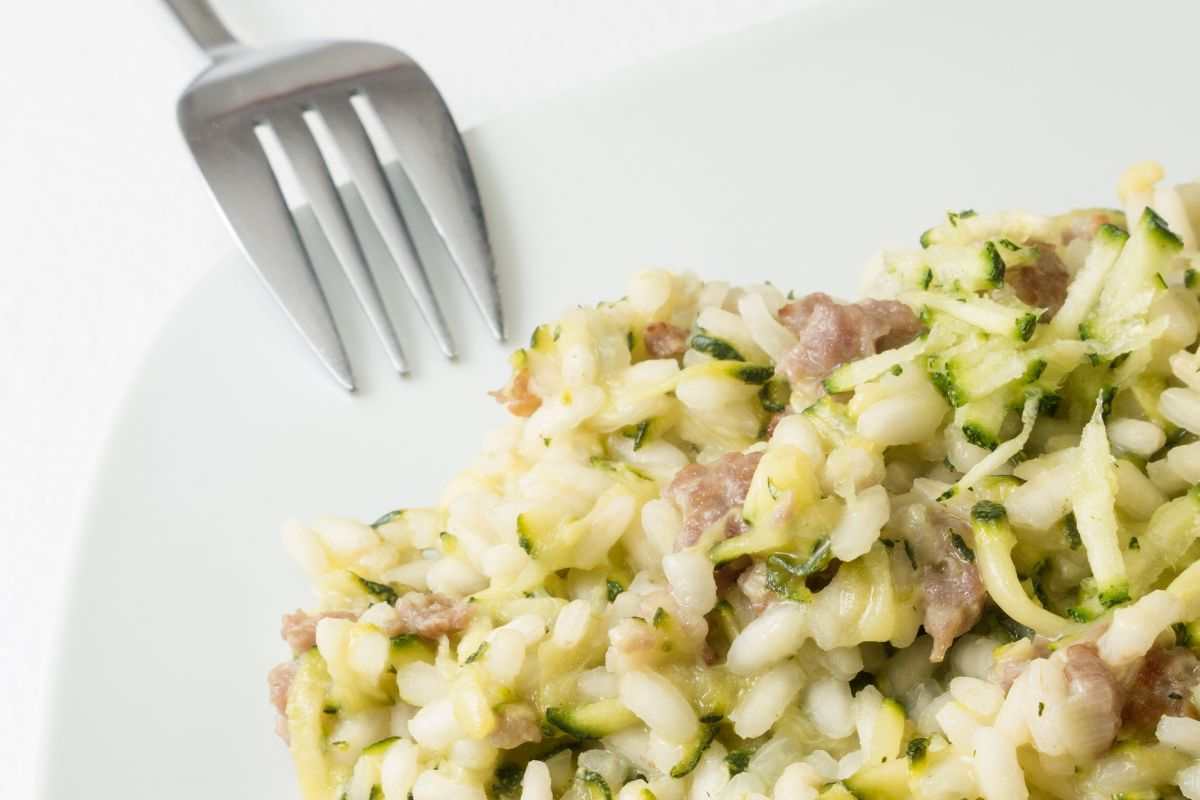 riso con zucchine e tonno