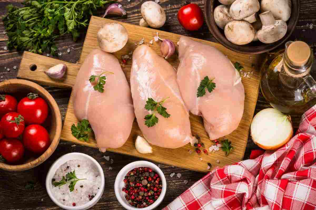 ingredienti scaloppine di pollo funghi