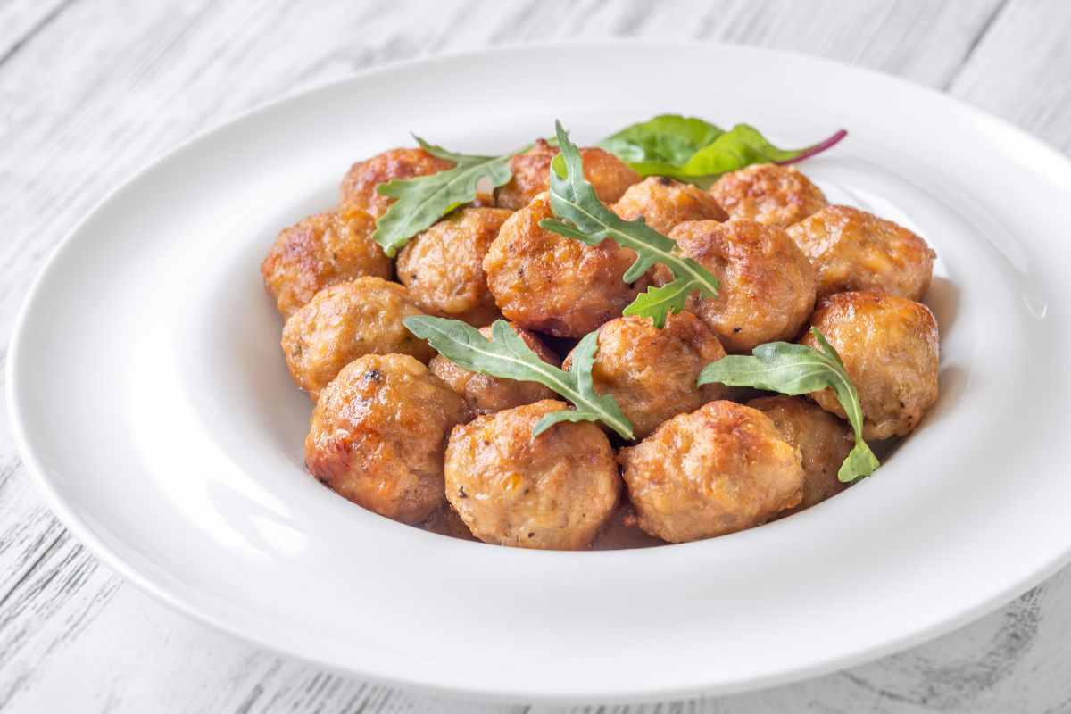 polpette tonno e ricotta con verdura 